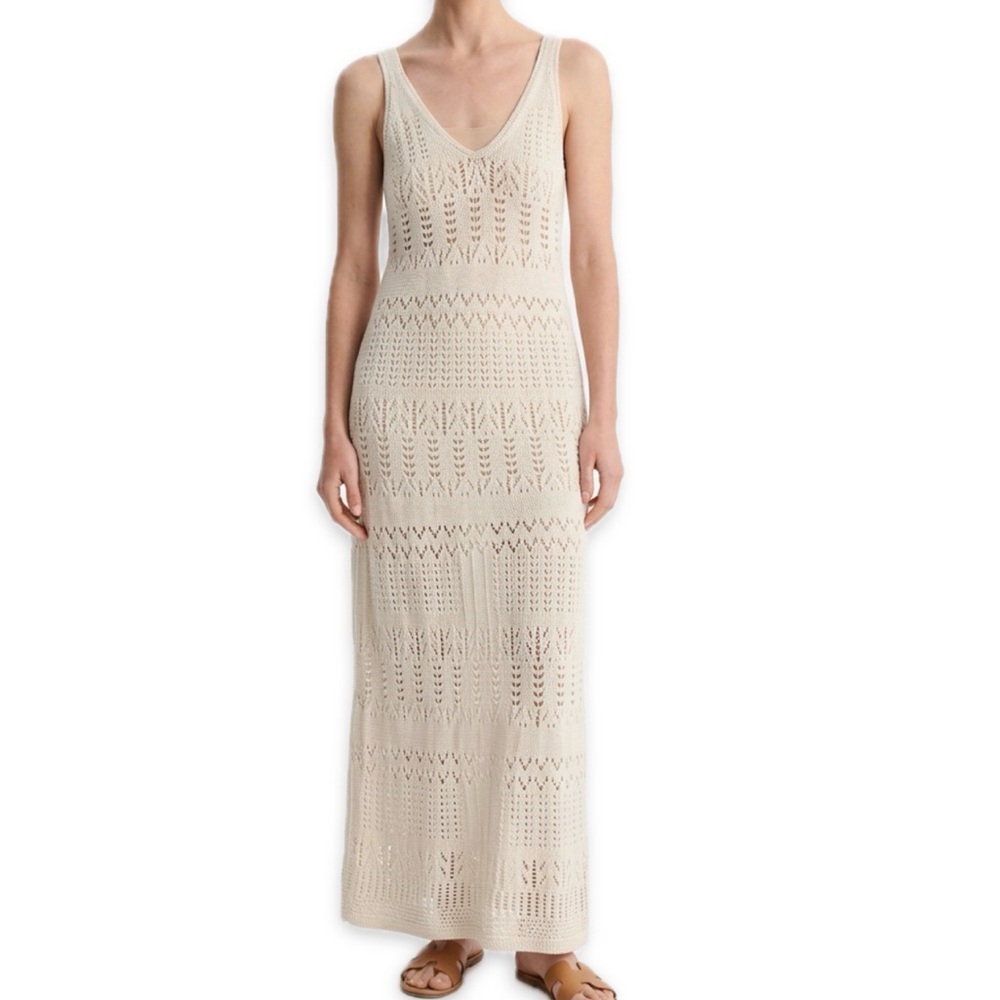 Solitaire Anthropologie Crochet Knit Maxi Dress
Woman’s Size Medium